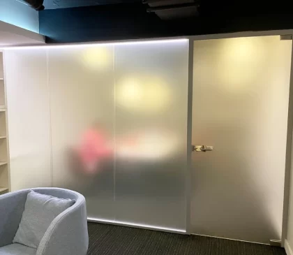 Commercial Privacy Window Film 006